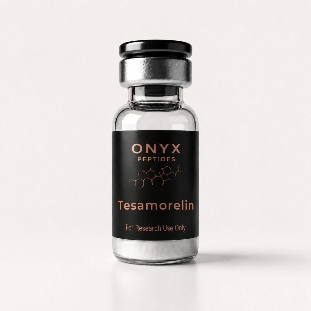 Tesamorelin 2mg research peptide vial - Onyx Peptides