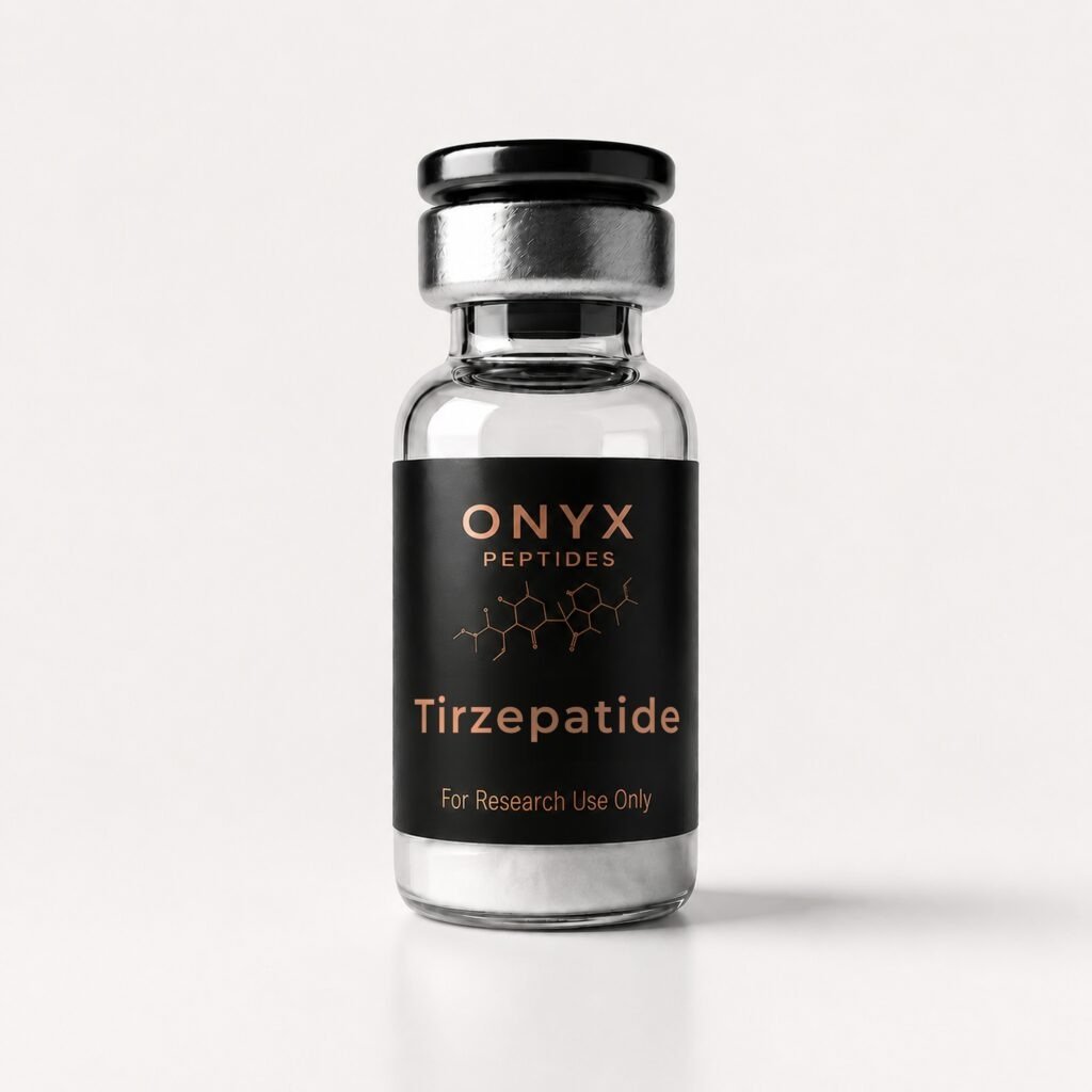 Tirzepatide 5mg research peptide vial - Onyx Peptides